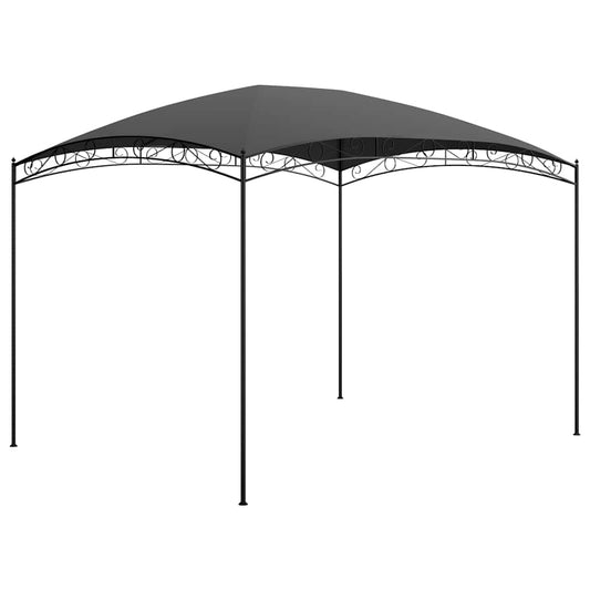 Gazebo | Anthracite | Steel | 3x4x2.65m | Durable | Gazebo | Rectangular