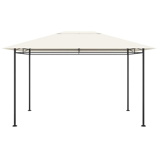 Gazebo 384x281x270 cm Cream 180 g/m²