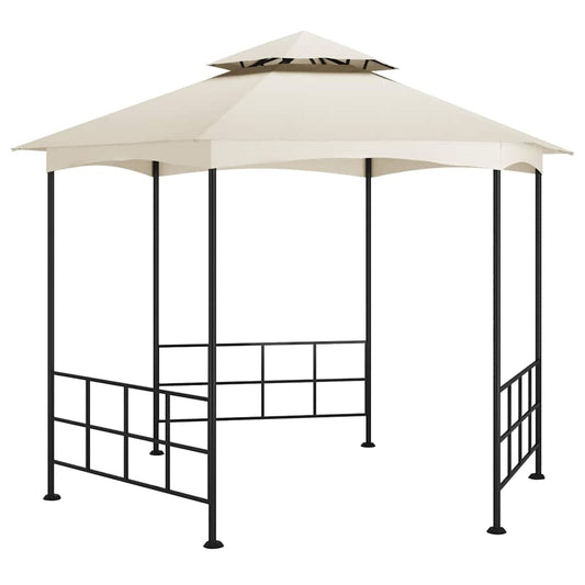 Gazebo with Sidewalls 3.1x2.7 m Cream