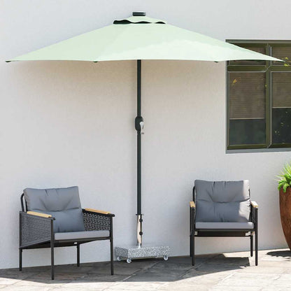 Umbrella Base Light Grey 45x25x8.3 cm Granite
