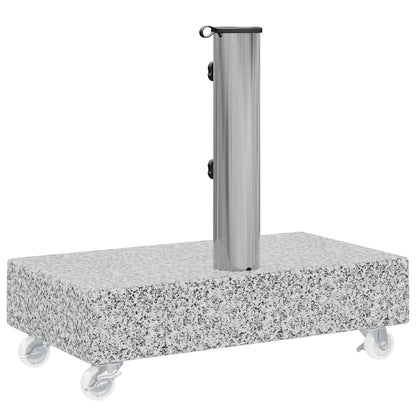 Umbrella Base Light Grey 45x25x8.3 cm Granite