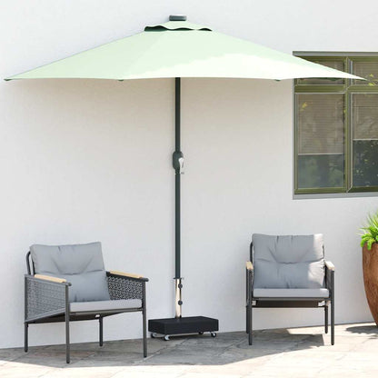 Umbrella Base | Black | Granite, Stainless Steel | Heavy Weight Endurance