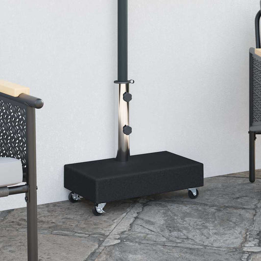 Umbrella Base Black 45x25x8 cm Granite