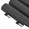 Lawn Edgings 36 pcs Anthracite 32.8' PP