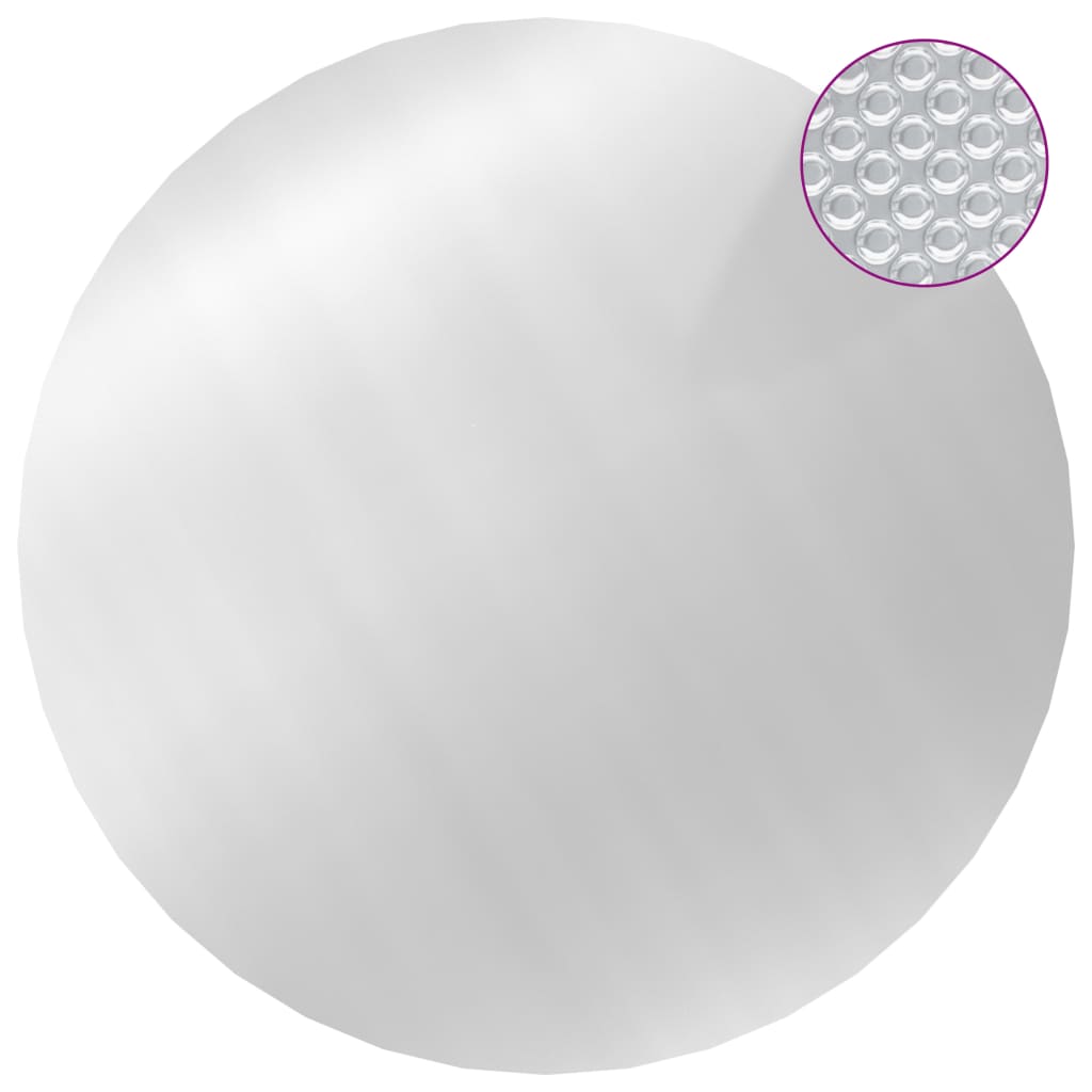 Pool Cover | Silver | Polyethylene | 549 cm in diameter | Expandable