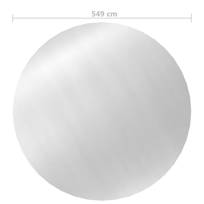 Pool Cover | Silver | Polyethylene | 549 cm in diameter | Expandable