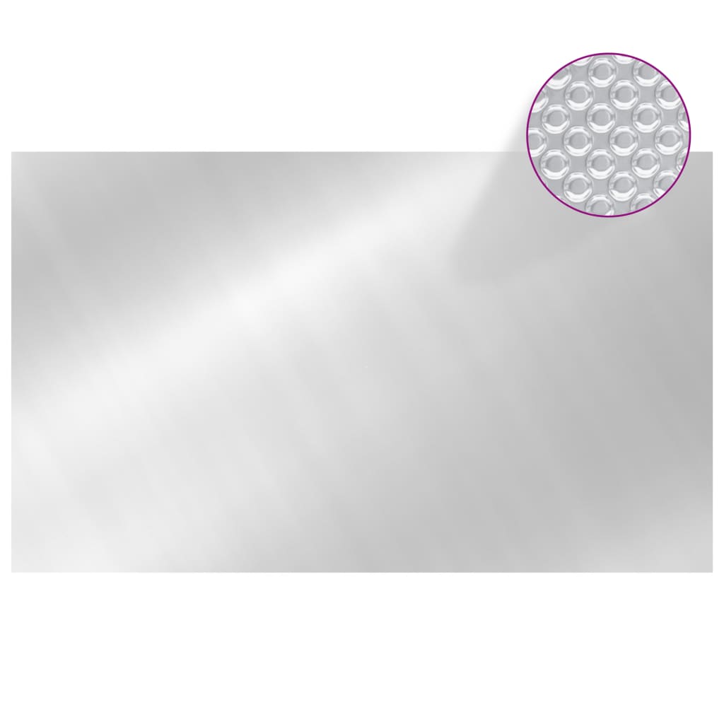 Rectangular Pool Cover 1000x600 cm PE Silver