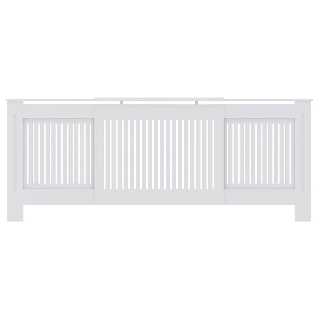 MDF Radiator Cover White 205 cm
