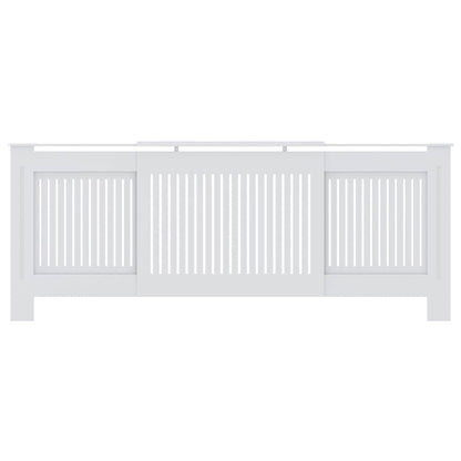 MDF Radiator Cover White 205 cm
