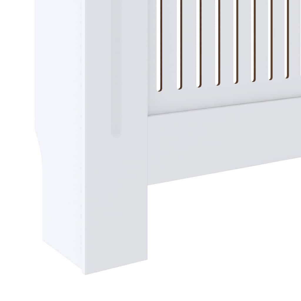 MDF Radiator Cover White 205 cm