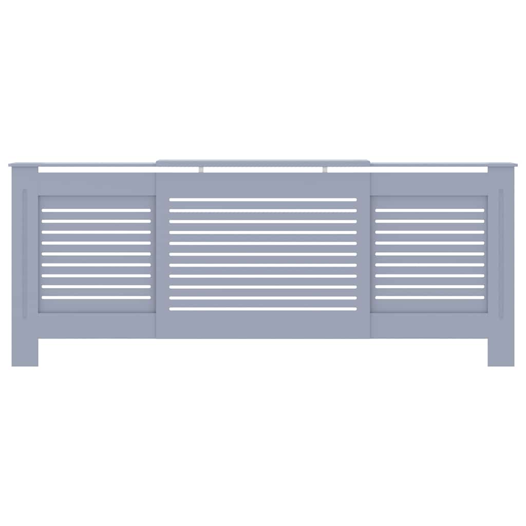 MDF Radiator Cover Grey 205 cm