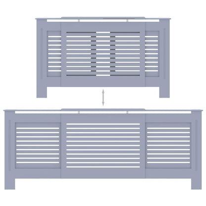 MDF Radiator Cover Grey 205 cm