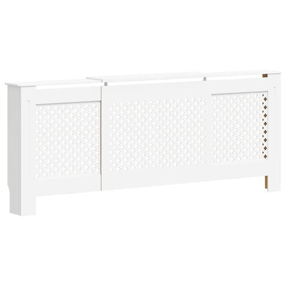 MDF Radiator Cover White 205 cm