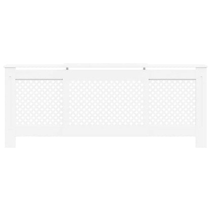 MDF Radiator Cover White 205 cm
