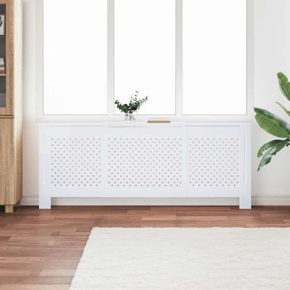MDF Radiator Cover White 205 cm