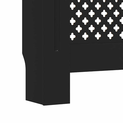 MDF Radiator Cover Black 205 cm