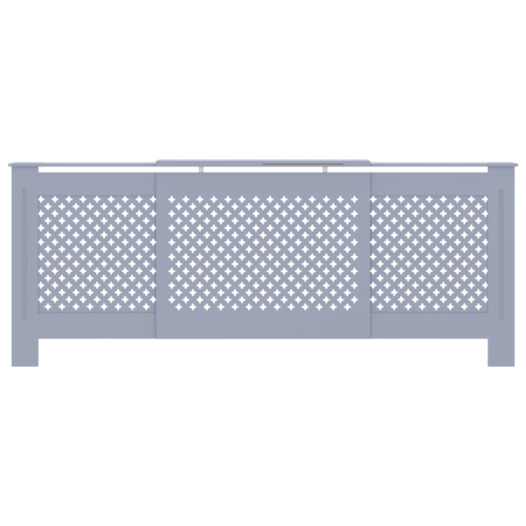 MDF Radiator Cover Grey 205 cm