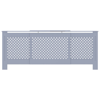 MDF Radiator Cover Grey 205 cm