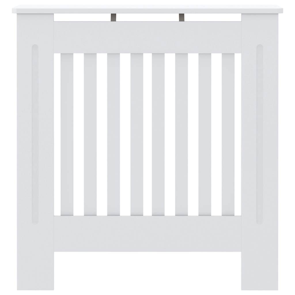 Engineered Wood Radiator Cover White 78 cm