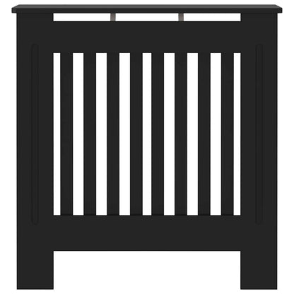 Engineered Wood Radiator Cover Black 78 cm