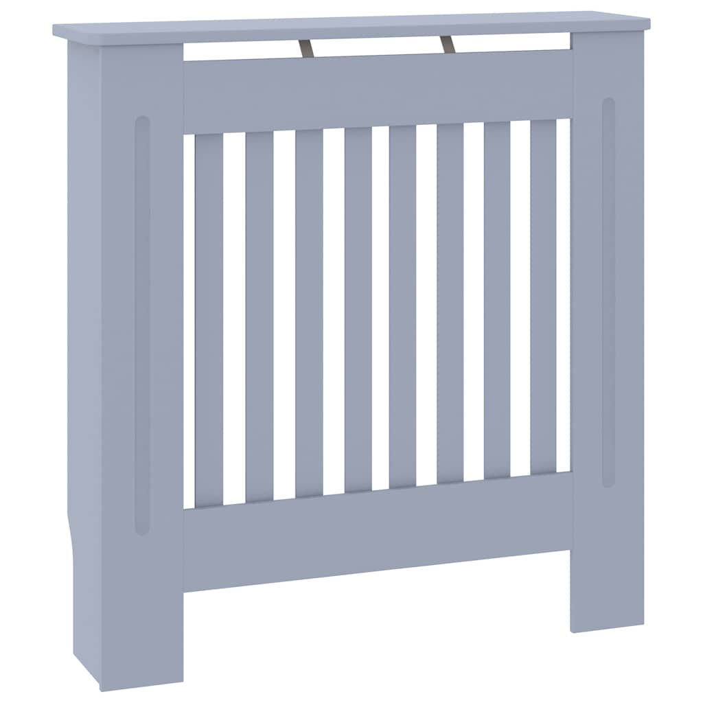 Engineered Wood Radiator Cover Grey 78 cm