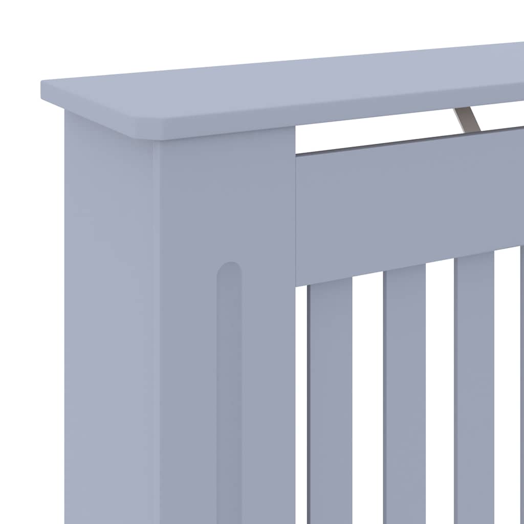 Engineered Wood Radiator Cover Grey 78 cm
