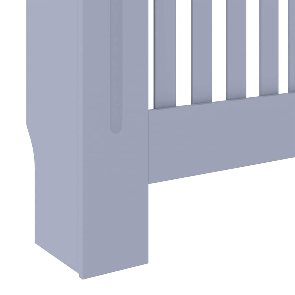 Engineered Wood Radiator Cover Grey 78 cm