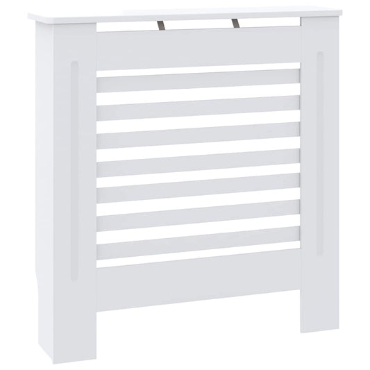 325563 vidaXL MDF Radiator Cover White 78 cm