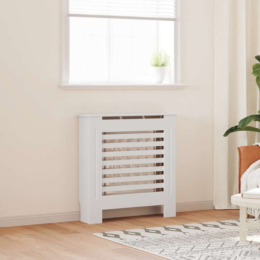 325563 vidaXL MDF Radiator Cover White 78 cm