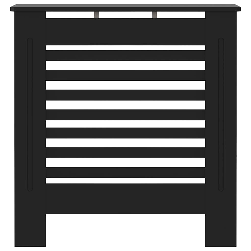 MDF Radiator Cover Black 78 cm
