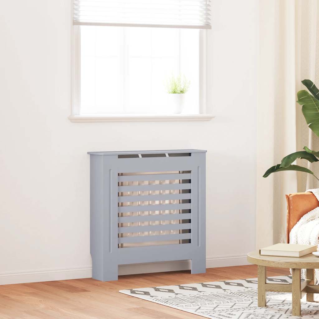 MDF Radiator Cover Grey 78 cm