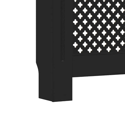 MDF Radiator Cover Black 78 cm