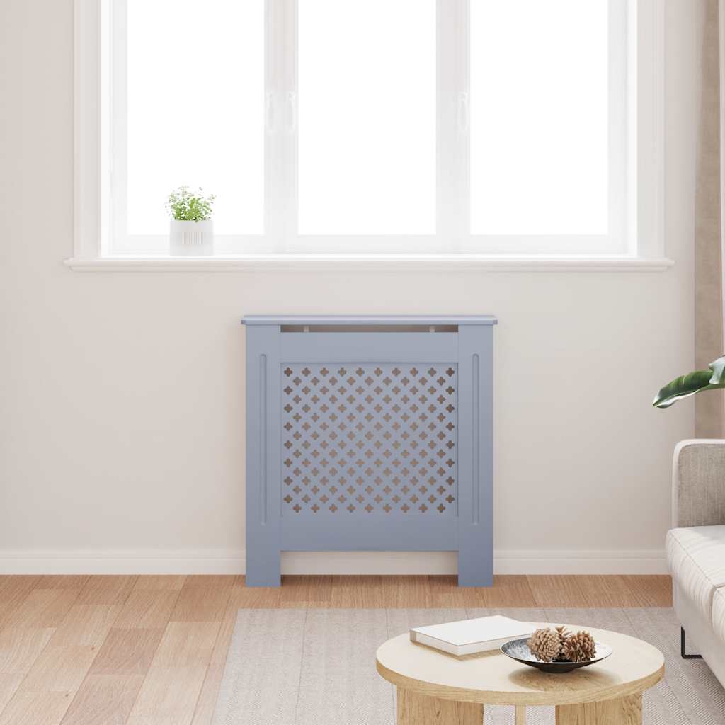 MDF Radiator Cover Grey 78 cm