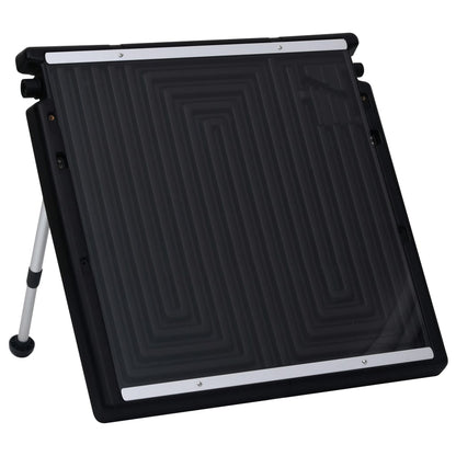 Solar Pool Heater | Set of 2 | Black | PE, aluminium | Standard