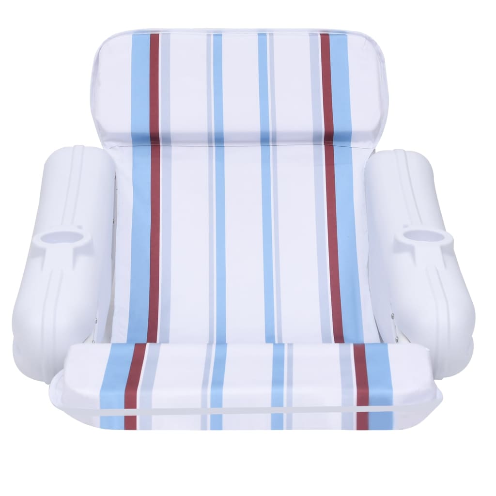 Pool Chair | White, blue, brown | HDPE, polyester | Large | Foldable