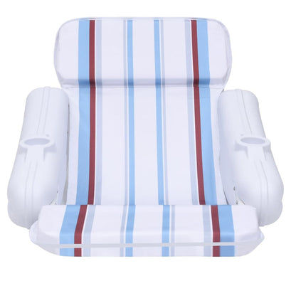 Pool Chair | White, blue, brown | HDPE, polyester | Large | Foldable