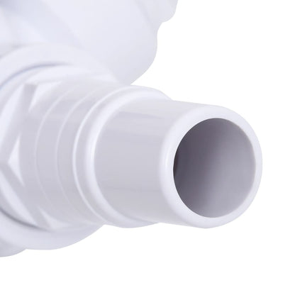 Swimming Pool 3-Way Ball Valve White and Black