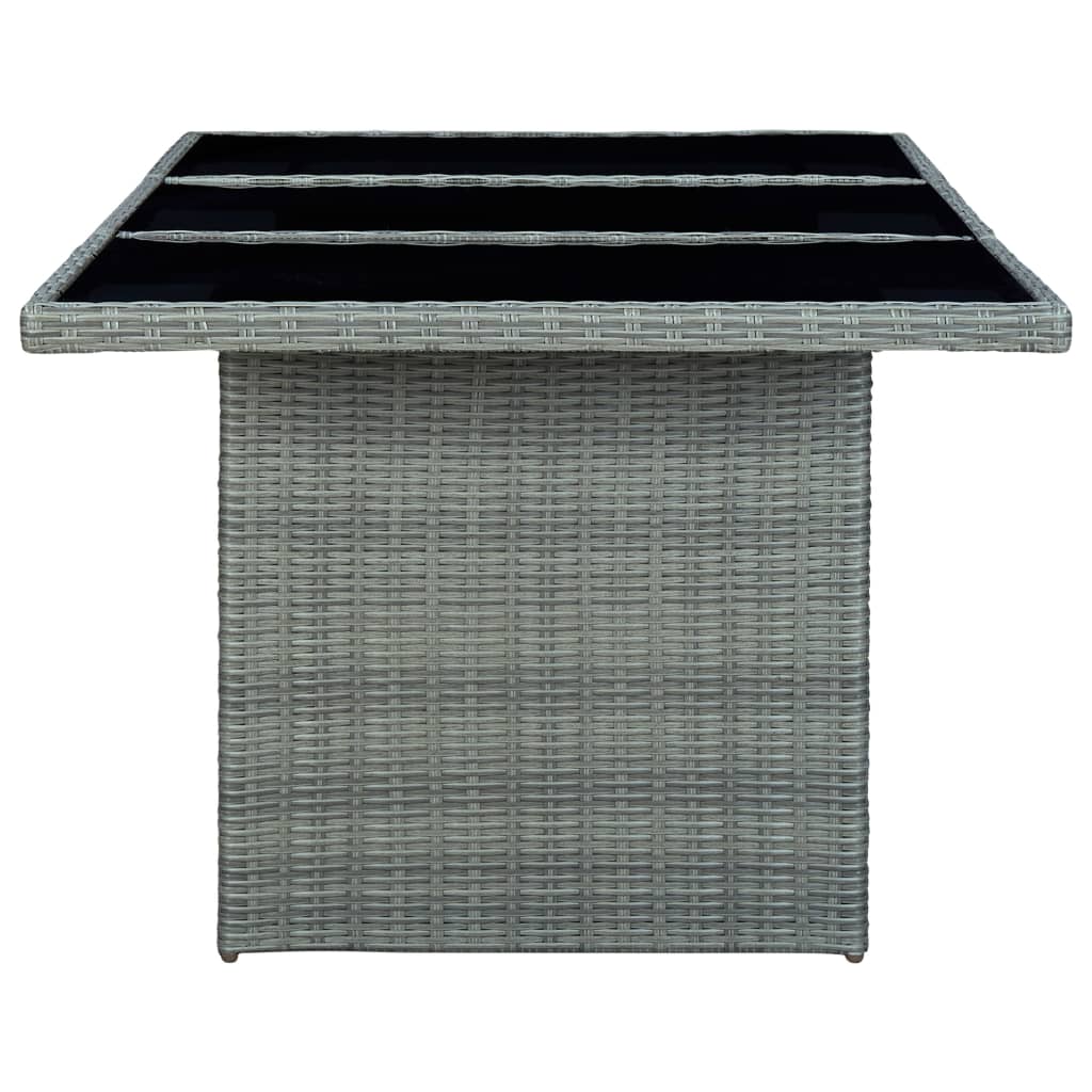 Garden Table Light grey, black