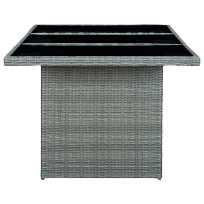 Garden Table Light grey, black