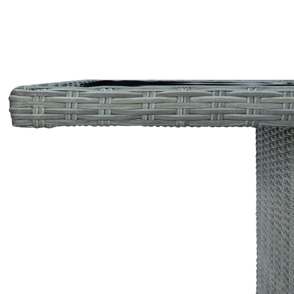 Garden Table Light grey, black