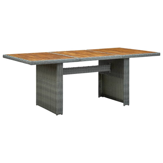 Garden Table | Light grey and brown