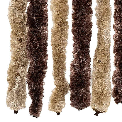 Insect Curtain Beige and Light Brown 56x200 cm Chenille