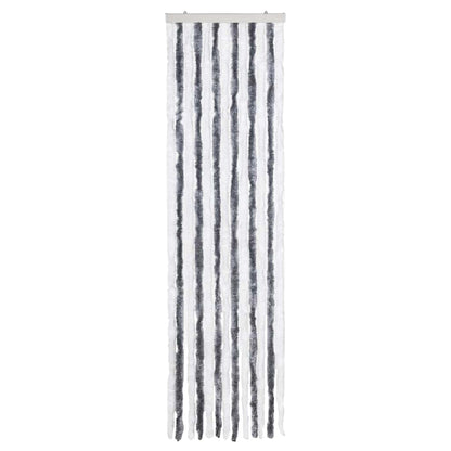 Insect Curtain Grey and White 56x200 cm Chenille