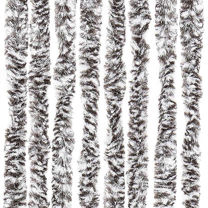 Insect Curtain Brown and Beige 56x200 cm Chenille