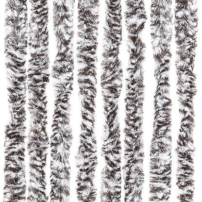 Insect Curtain Brown and Beige 118x220 cm Chenille