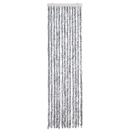 Insect Curtain White and Grey 56x200 cm Chenille