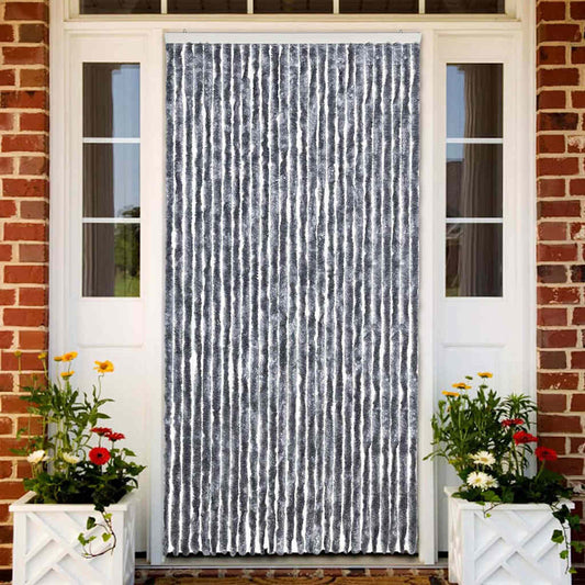 Insect Curtain Silver 118x220 cm Chenille