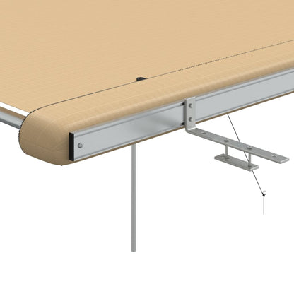 Camper & Caravan Awning 3x3x2.15 m Beige