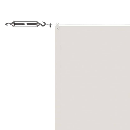 148154 vidaXL Vertical Awning White 60x800 cm Oxford Fabric
