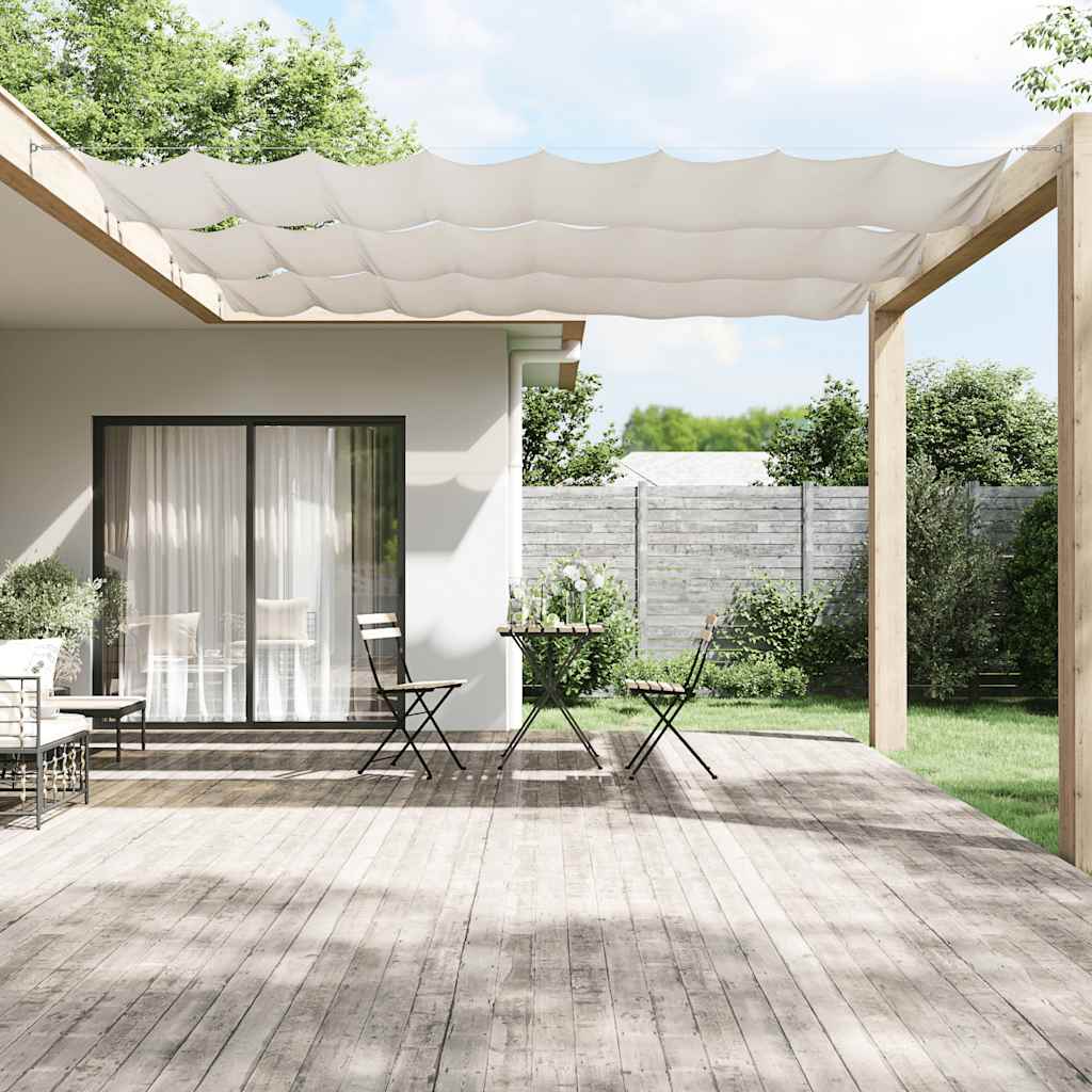 148154 vidaXL Vertical Awning White 60x800 cm Oxford Fabric